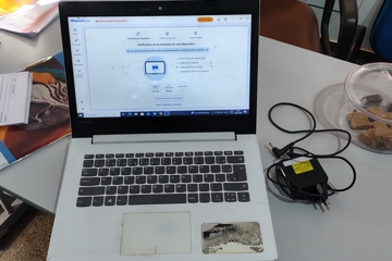 Manutenção de informática nos equipamentos da escola e em notebooks dos professores - Escola Alexandrina Pereira