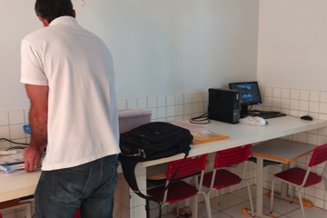 Manutenção de Computadores - Escola municipal José Eduardo Mendonça( Rural)