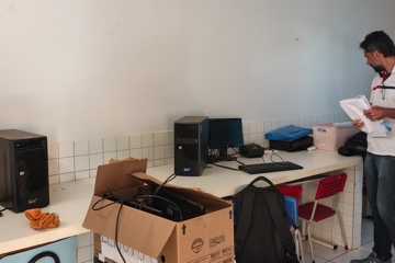 Manutenção de Computadores - Escola municipal José Eduardo Mendonça( Rural)