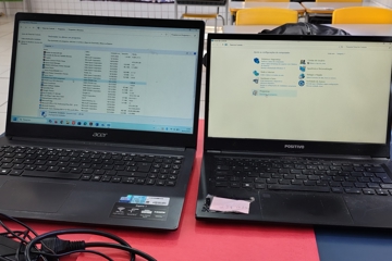 Manutenção de Computadores da escola + notebooks de professores - Escola municipal Dulce Ferreira
