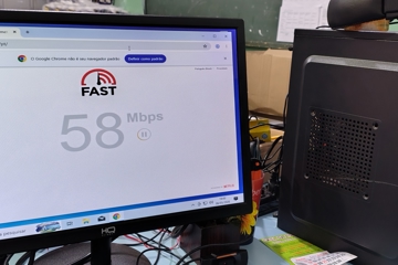 Manutenção dos Computadores da escola - escola municipal Geraldo Napoleão