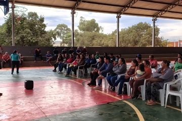 Seminário de apresentação para pais de alunos + cursos EAD gratuitos, escola municipal Crispim Marques